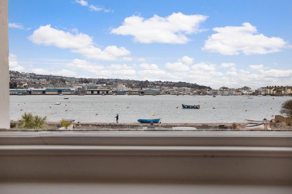 Beach Front Flat Shaldon With Parking المظهر الخارجي الصورة