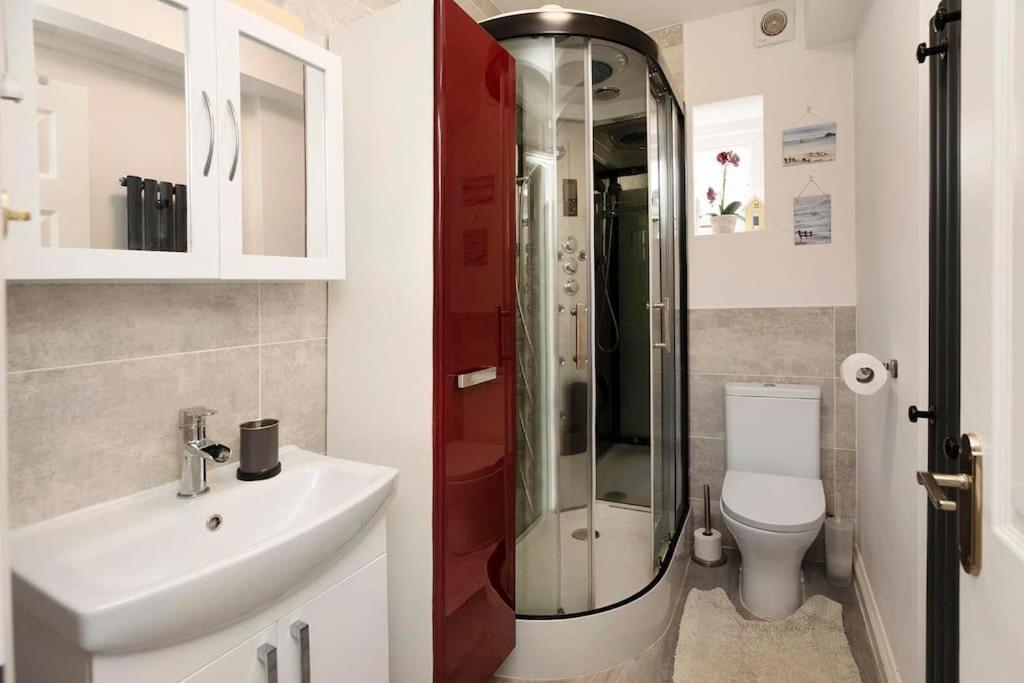 Beach Front Flat Shaldon With Parking المظهر الخارجي الصورة