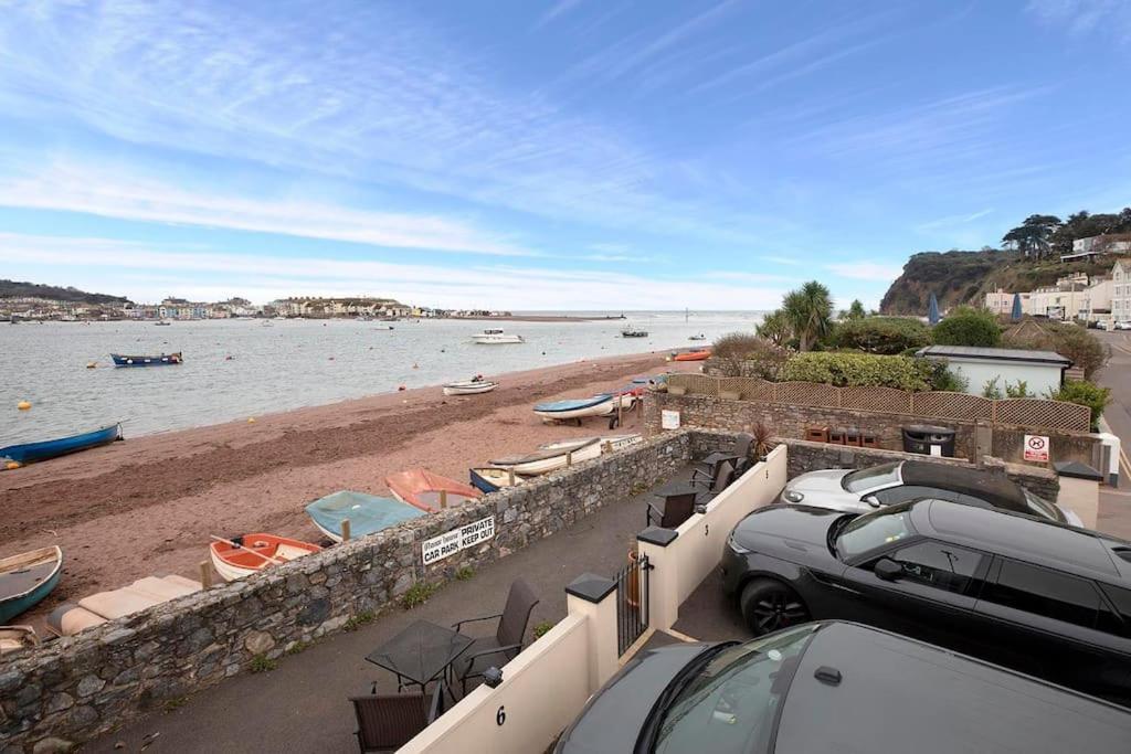 Beach Front Flat Shaldon With Parking المظهر الخارجي الصورة